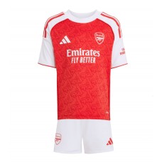 Arsenal Dětské Oblečení Domácí Dres 2025-26 Krátkým Rukávem (+ trenýrky)